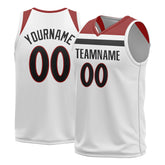 Custom White Basketball Jersey Mesh Athletic Sports Shirts Design Your Own